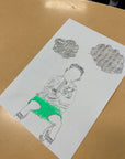 Figure & Frottage | Drawing | Year 4