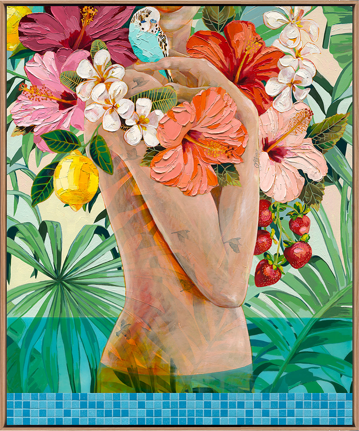 Alfresco - Framed Original - 110cm x 90cm