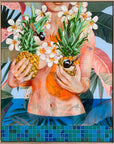 Happy Hour - Framed Original - 75cm x 60cm