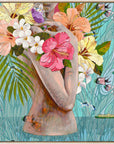 Summer Breeze Makes Me Feel Fine - Framed Original - 100cm x 100cm