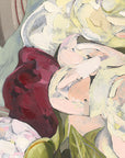 Breathing Dreams Like Air - Framed Original - 93cmx93cm - Jessica Watts Art