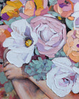 Never The Same Love Twice - Framed Original - 43cmx43cm - Jessica Watts Art