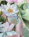 Skinny Dipping In Monet's Pond - Framed Original - 93cm x 93cm - Jessica Watts Art