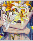 Three Hours To Sunrise - Framed Original - 93cmx93cm - Jessica Watts Art