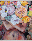 Never The Same Love Twice - Framed Original - 43cmx43cm - Jessica Watts Art