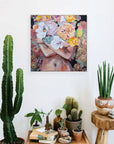 Never The Same Love Twice - Framed Original - 43cmx43cm - Jessica Watts Art