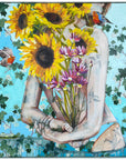 A Place With No Path - Framed Original - 80cm x 80cm