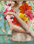 Anchored In The South - framed original - 93cmx103cm - Jessica Watts Art