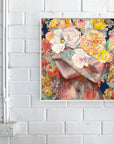 NEVER THE SAME LOVE TWICE - FRAMED ORIGINAL - 63cmx63cm