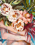 The Pleasure's Mine - Framed Original - 90cm x 90cm