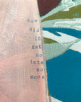 It's Getting Late - Framed Original - 100cm x 110cm