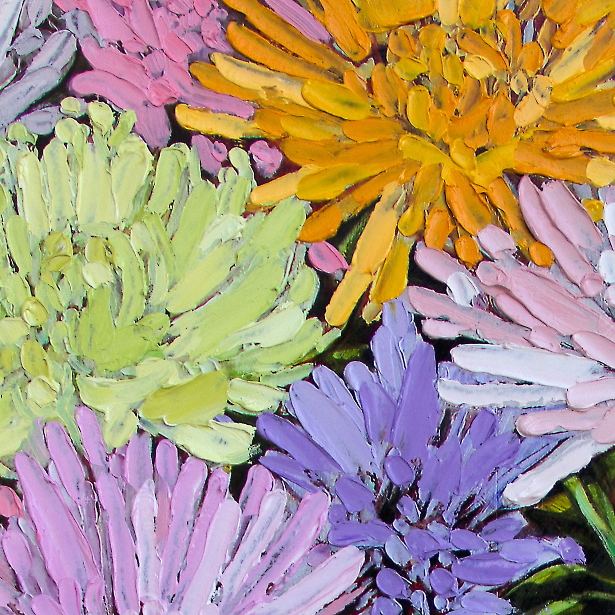 Mum&#39;s The Word - Framed Original - 43cmx43cm - Jessica Watts Art