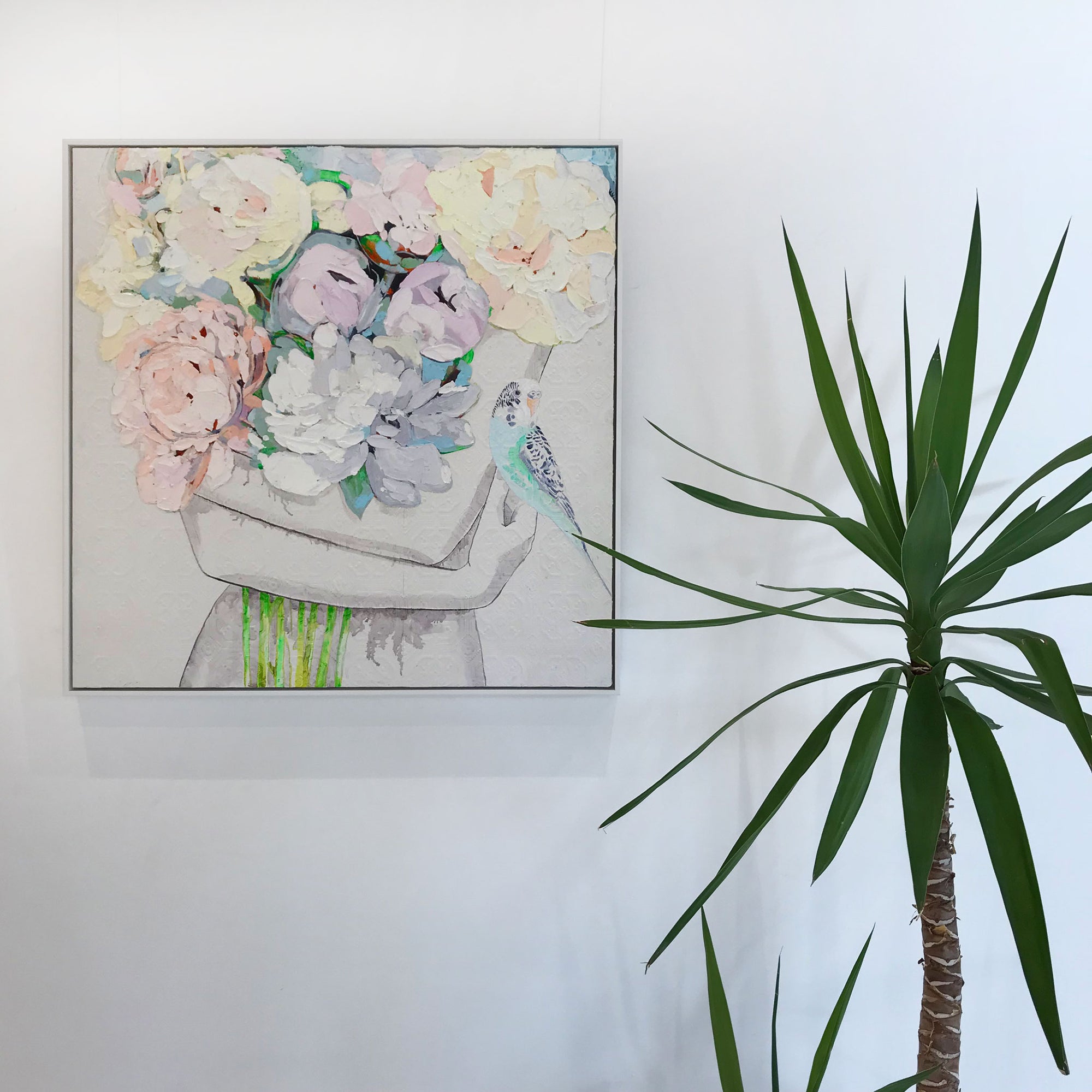 The One You Hold - Framed Original - 75cmx75cm - Jessica Watts Art