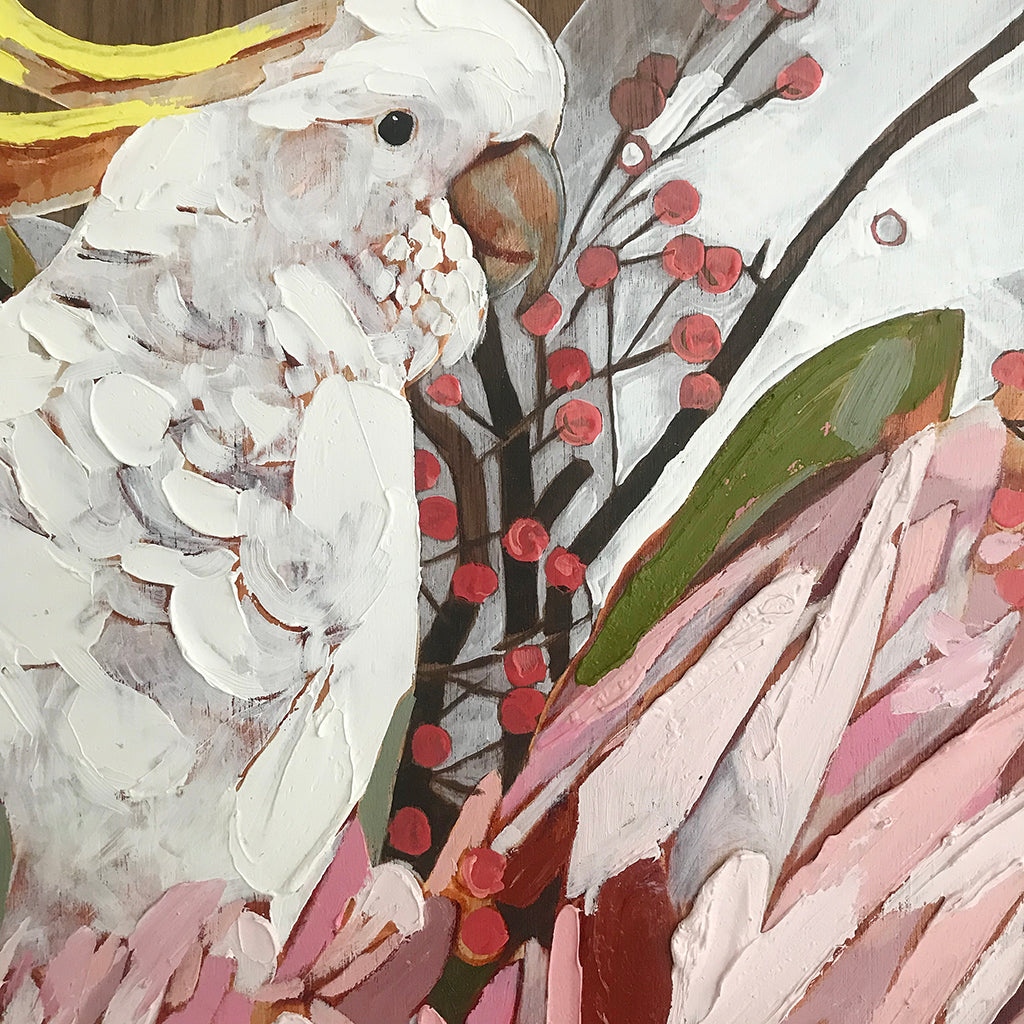 ON HOLD / Bouquets and Applause Please - Original Painting - 51cmx85cm