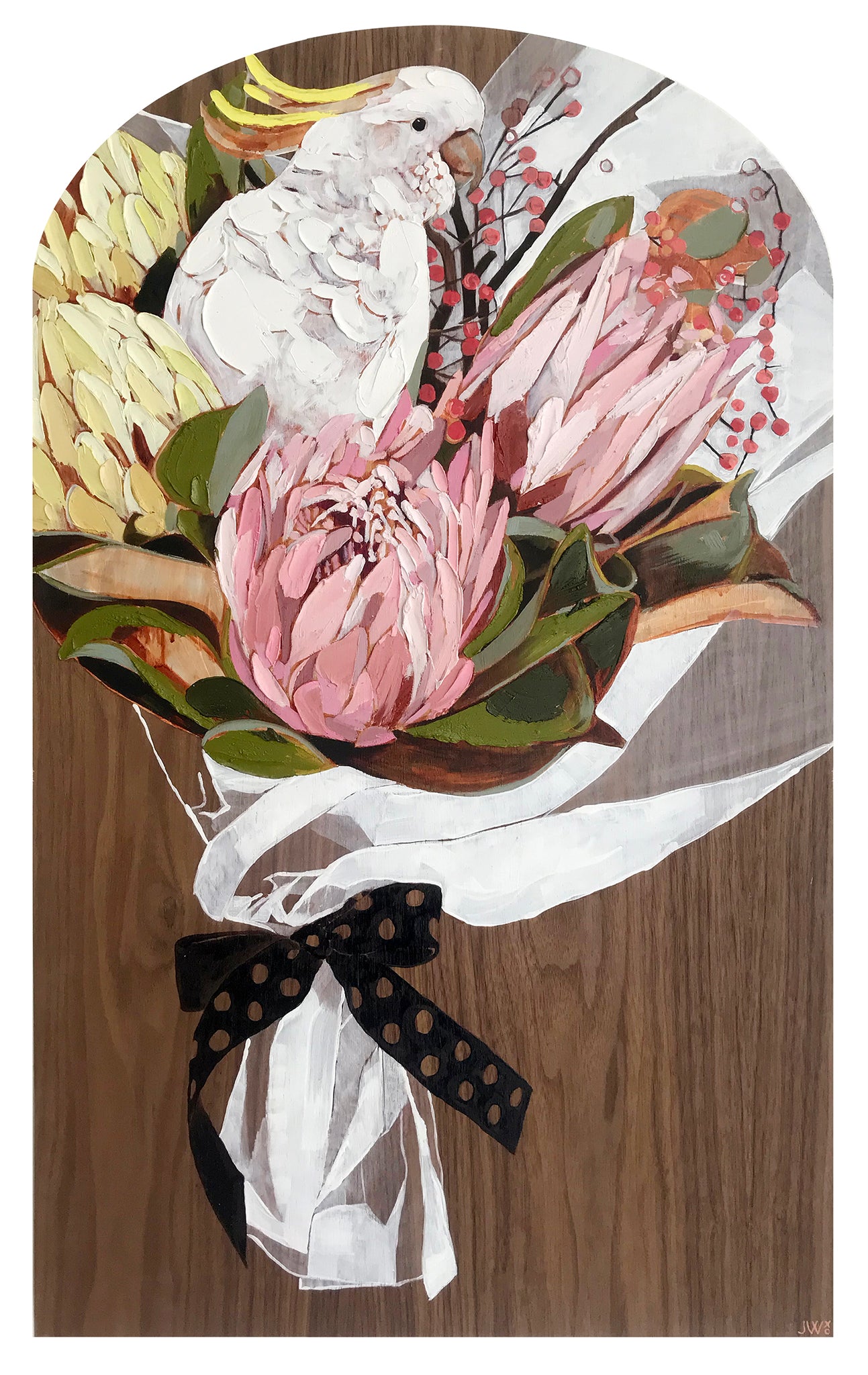 ON HOLD / Bouquets and Applause Please - Original Painting - 51cmx85cm