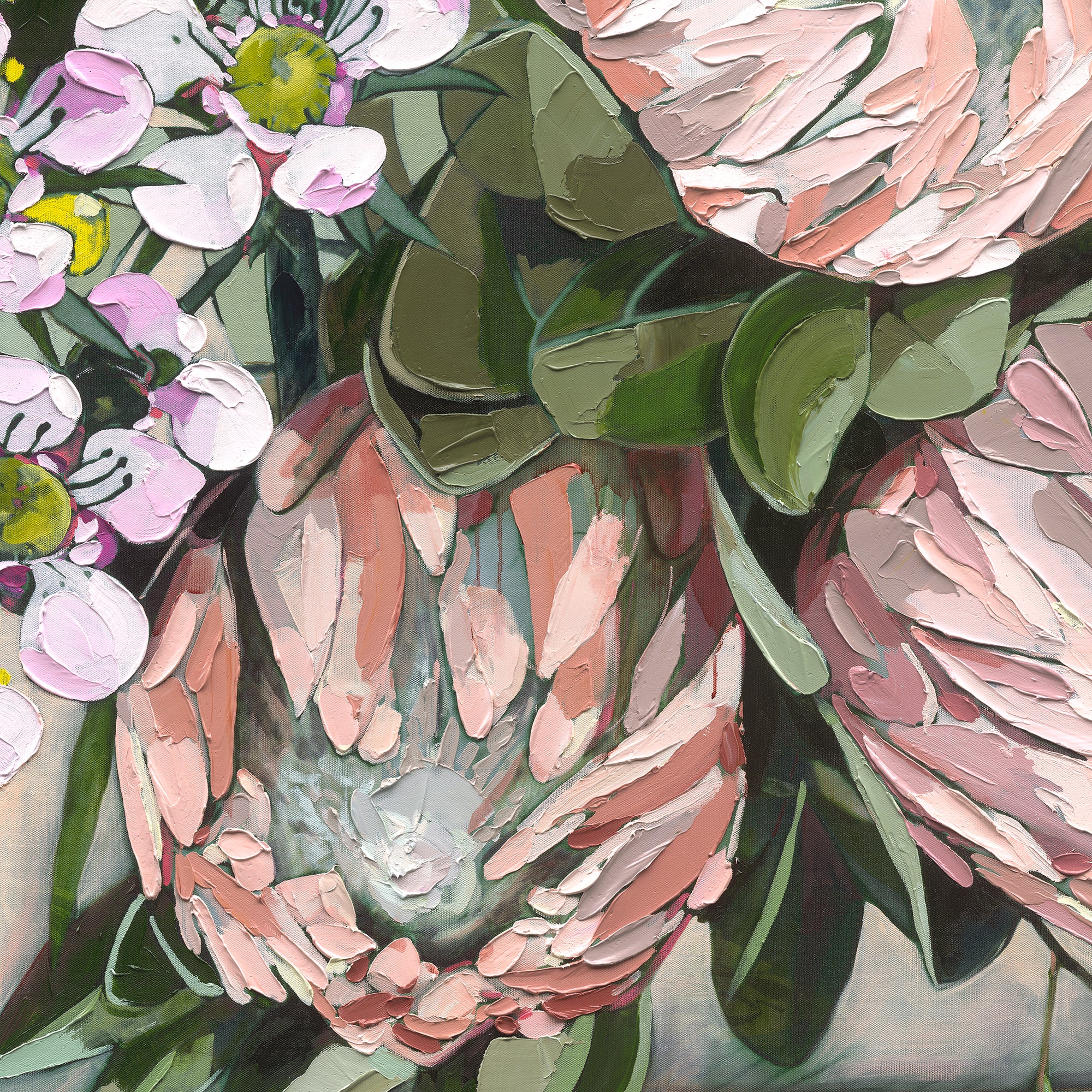 Wish You Were Here - Framed Original - 157cm x 184cm