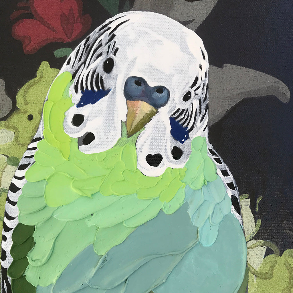 Wild Boy &quot;Hernando&quot; - Framed Original - 45cm x 45cm