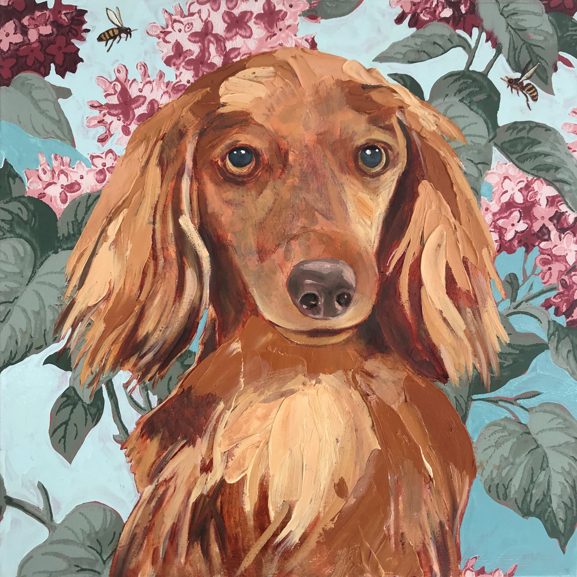 Ronnie - Framed Original FOR KYLIE - 30cm x 30cm